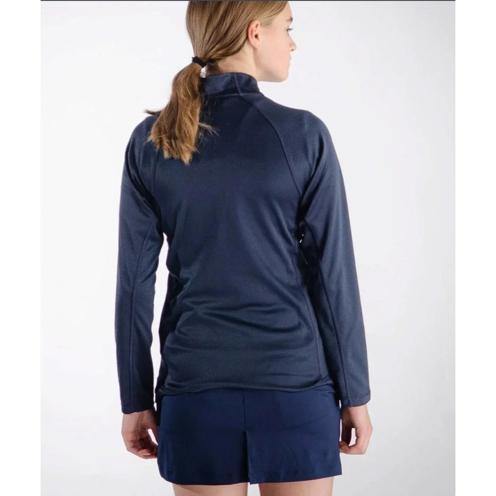 Puma Girls Small Blue Drycell Quarter Zip Golf Top NWT - Picture 8 of 12